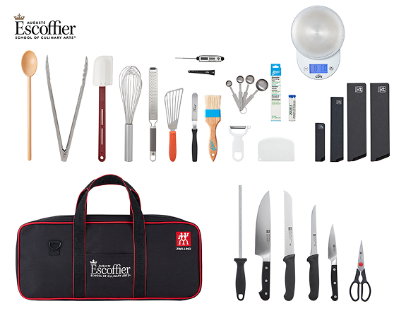 ZWILLING escoffier culinary arts toolkit flat lay