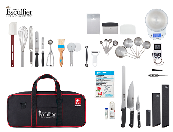 ZWILLING escoffier pastry arts toolkit flat lay
